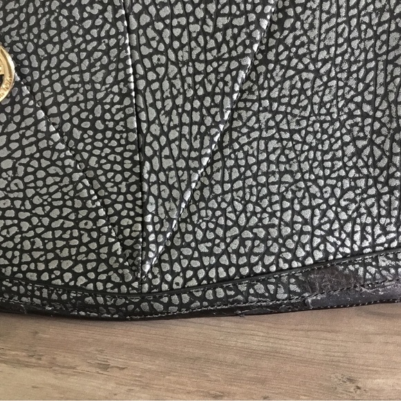 Sorrentino Black and Silver Snakeskin Handbag - Picture 9 of 9